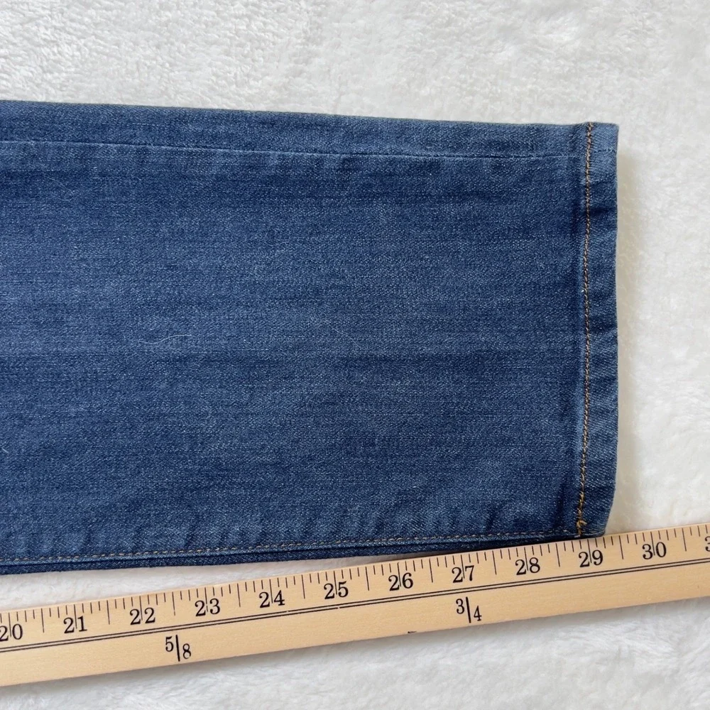 Peter Millar Crown Straight Leg Jeans Mens Sz 32x30 Blue Stretch Denim Dark Wash